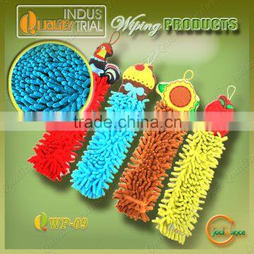 Top selling ultrafine fiber chenille kitchen hand towel wholesale with free sample