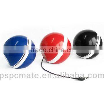 portablel round ball speaker for mobile phone,mp3,mp4