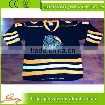 Small quantity free shipment custom team set hockey jerseys