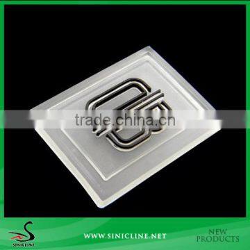 Sinicline Soft Silicon Patch with Embossing Colored Brand Logo