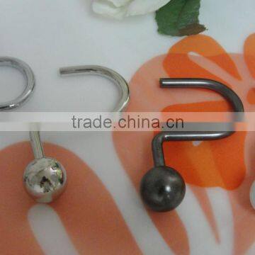 four color Shower Curtain Hooks/ metal curtain hooks