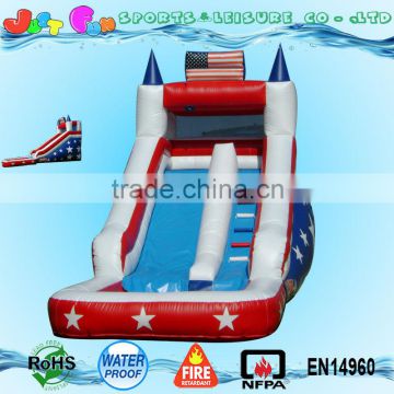 Hot sell cheap customized star inflatable water slides china for adults for sell                        
                                                                                Supplier's Choice