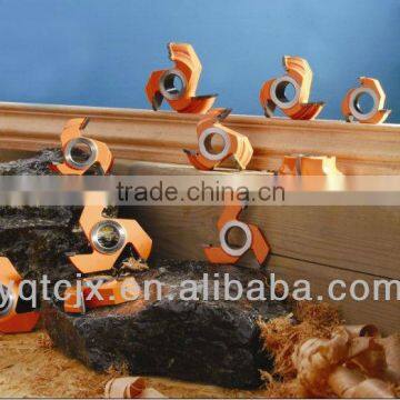 45# Carbon Steel Welded With TCT Carbide Shape Cutters For Woodworking Machine