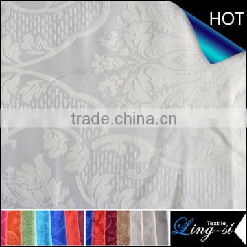 Polyester Jacquard Satin Fabric for Curtain DSN393