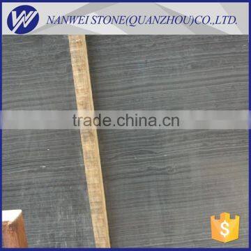 Polished Dark Color Wood Grain Marble Black Wood Marble photo-5