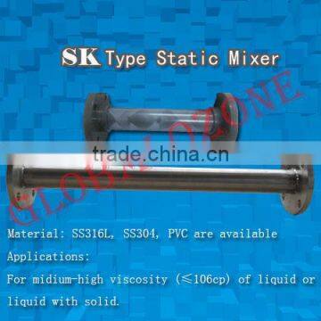 wide mixing applications static mixer