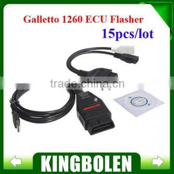 2015 Hot Selling Galletto 1260 ECU Flasher OBDII ECU Chip Tuning Interface EOBD 1260 Programmer Read & Write Car ECU In Stock