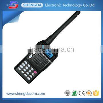 Professional FM VHF UHF analog handheld radio transceiver or walkie talkie with various functions