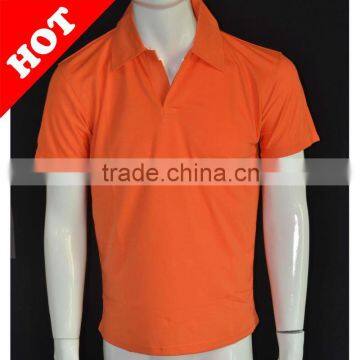 Mens plain colour short sleeve polo shirts