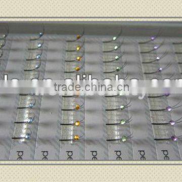 synthetic diamond individual lashes in tray