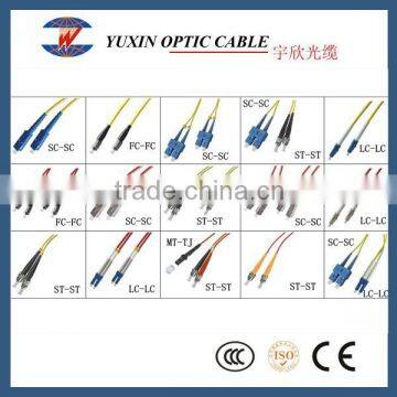 China Manufacturer Professionally Produce ST,SC,LC,FC,MT-RJ,etc Fiber Optic Patch Cord/Fiber Pigtail