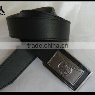 2014 cheap pu leather belt with press buckle for wholesale