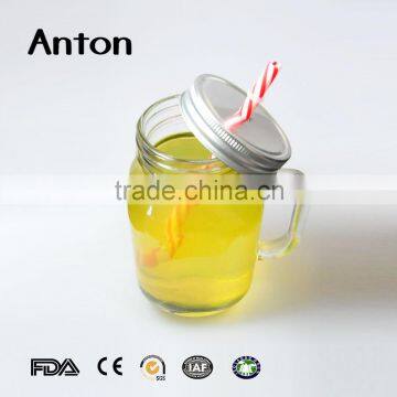 New Design 500ml 19 oz Glass Mason Jar photo-5