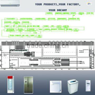 Customized refrigeration service,refrigerator and freezer equipment production line plant