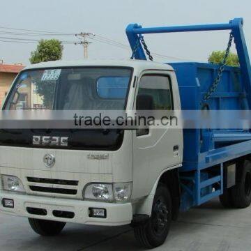 small Dongfeng roll-off garbage truck for sale