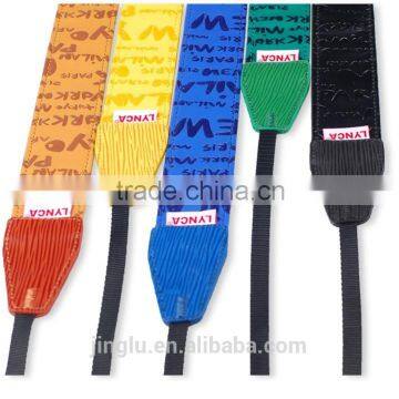 Yellow Leather Camera Strap Shoulder Neck Russian Series For DSLR for Canon for Nikon Q-01 photo-3