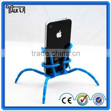 Flexible spider style phone holder for car Stent Support Cell phone