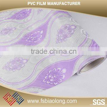 Opaque Indoor Not Self-Adhesive Furniture Decoration PVC Pvc Lamination Film