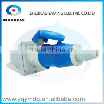 Industrial Sockets and Plugs IP44 Splash Proof Cable Protected Series High Quality Waterproof 3pin 4pin 5pin 16A Red Blue Color photo-6
