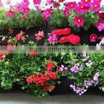 Green Wall Hanging Plant Bag Felt Vegetable Bags