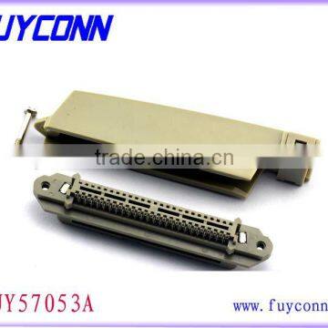 All Plastic TYCO 90 Degree Receptacle Solder Type Champ 50 Pin Socket Connector 2.16mm Pitch