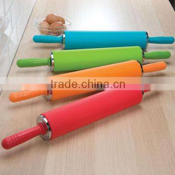 Colorful FDA Standard silicone rubber rolling pin