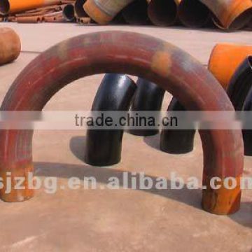 GB 180 degree pipe fitting steel bend connector