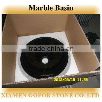 Top qualtiy black marble sink