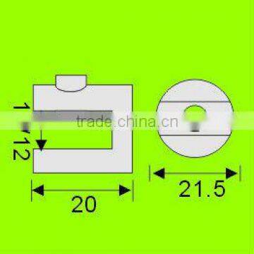 Wholesale Square Type Glass Clamp, Zinc Alloy Clamp (GC1134) photo-2