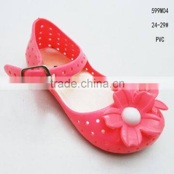 Watermelon Red PVC jelly girls sandals