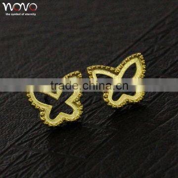 Fashion women jewelry brass jewelry gold plated earring