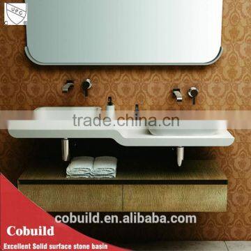 Foshan Double Culture Stone basin, bathroom solid surface stone sink