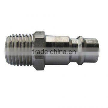 Air coupler plug 1/4" external thread