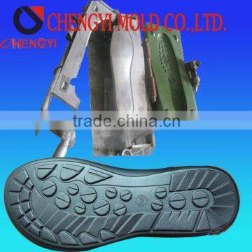 2013 new fashion PU Sole Mould made by aluminium material used for making slipper outsoles