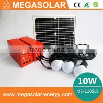 2016 Portable 10w Solar System for Home Lighting