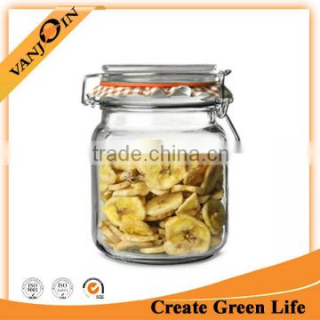 16oz Glass Preserve Jar for Dry Fruit with steel lid