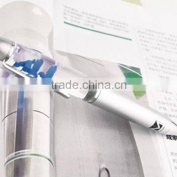 Liquid Floating Pen in Ballpoint Pens Plastic Silver photo-4