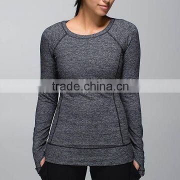 Cheap Custom Women Blank t Shirt Ladies Long Sleeve Blouses With High Quality Low Prices Made in China Quality Choice photo-1