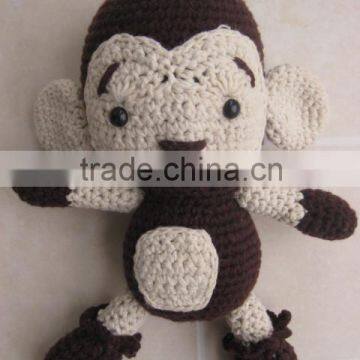 Cute Handmade Crochet Monkey Toys for Baby Kids and Children photo-6