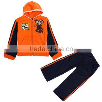 (car-1228) 2-12Y nova new arrival baby boy clothes sets winter child suits wholesale kids hoodies sets promotion