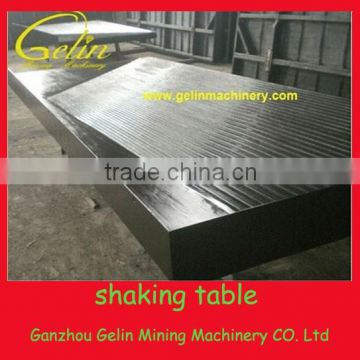 CE verified gold separating shaking table for gold ore