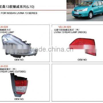 AUTO ACCESSORIES & CAR BODY PARTS & CAR SPARE PARTS Rear Light FORNISSAN Geniss / Livina 2012-2015 photo-2