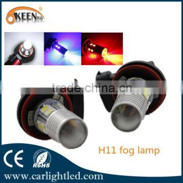 Auto LED Fog Bulb H11 High Power 7.5W C ree LED Motorcycle P13W Fog Lights With Lens