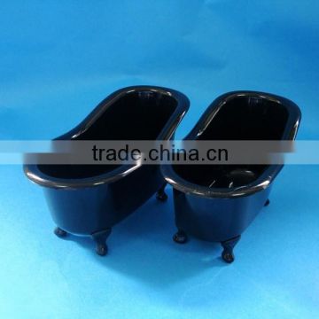 Mini bathtub container , empty plastic mini bathtub container for hold products, such as shampoo bottles , tube used in bathroom