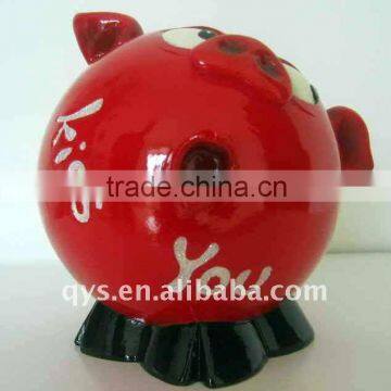 lovely pig coin bank