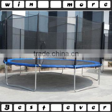 15ft round trampoline with safety net