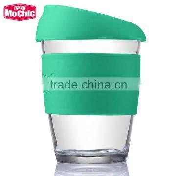 Travel coffee Mug Mochic 12 OZ handy tea cup heat resistant tritan plastic water bottle