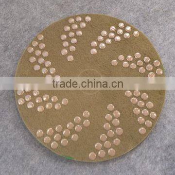 Diamond Sponge Polishing Pads 20 inch Dry Concrete Floor Spot Shape Fiber Material Polishing Wheel Non Woven Buffing Wheel