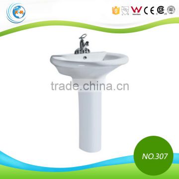 ceramic basin with pedestal XR307