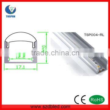 TSP004-RL 17x20mm 30degrees lens recessed aluminum LED profile